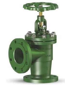 VÁLVULA GLOBO PASO ANGULAR HIERRO BRONCE Fª279