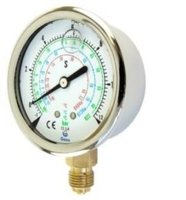 MANÓMETRO 213.53, CAJA INOXIDABLE, CON GLICERINA