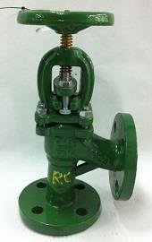 VALVULA ASIENTO PASO ANGULAR HIERRO FUNDIDO